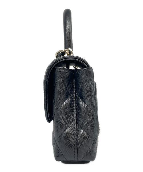 CHANEL（シャネル）CHANEL (シャネル) ココハンドル エクストラミニ ブラック サイズ:エクストラミニの古着・服飾アイテム