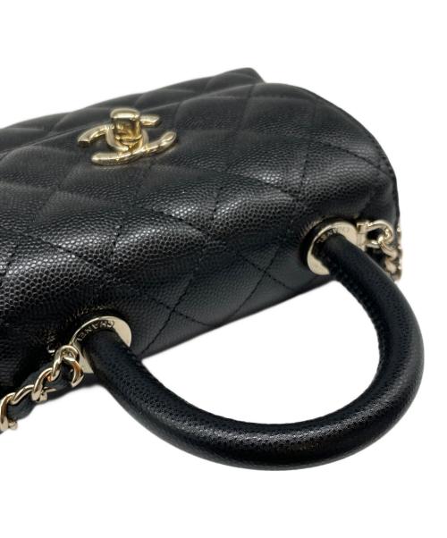 CHANEL（シャネル）CHANEL (シャネル) ココハンドル エクストラミニ ブラック サイズ:エクストラミニの古着・服飾アイテム