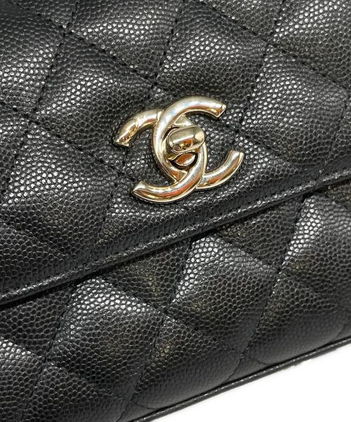 CHANEL（シャネル）CHANEL (シャネル) ココハンドル エクストラミニ ブラック サイズ:エクストラミニの古着・服飾アイテム
