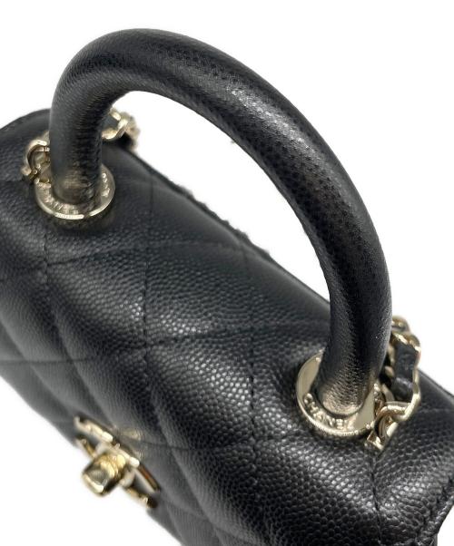 CHANEL（シャネル）CHANEL (シャネル) ココハンドル エクストラミニ ブラック サイズ:エクストラミニの古着・服飾アイテム