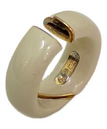 BOTTEGA VENETA（ボッテガベネタ）の古着「FOLDリング」｜アイボリー