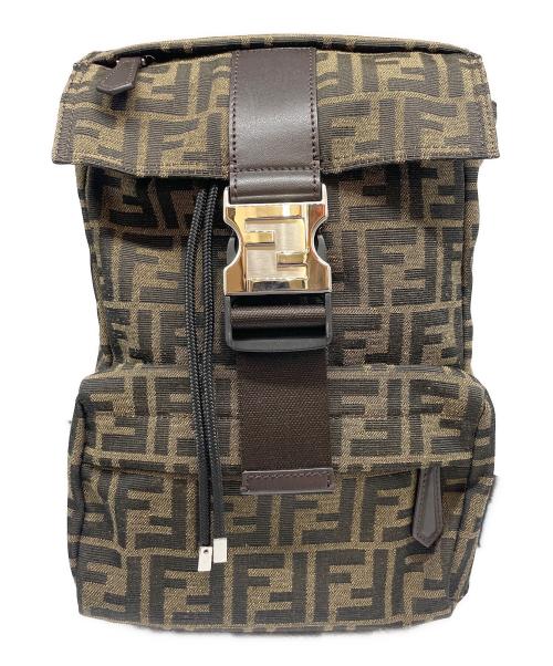 FENDI（フェンディ）FENDI (フェンディ) ボディバッグ フェンディネス FFモチーフ ブラウン サイズ:Sサイズの古着・服飾アイテム