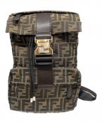 FENDIフェンディ）の古着「FENDINESS SMALL BACKPACK」｜ブラウン