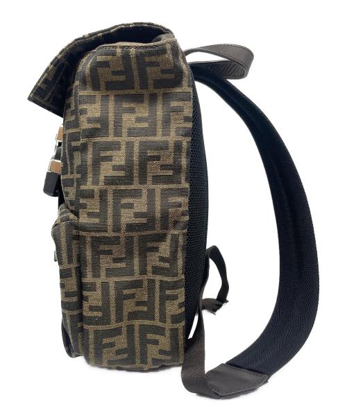 FENDI（フェンディ）FENDI (フェンディ) FENDINESS SMALL BACKPACK ブラウンの古着・服飾アイテム
