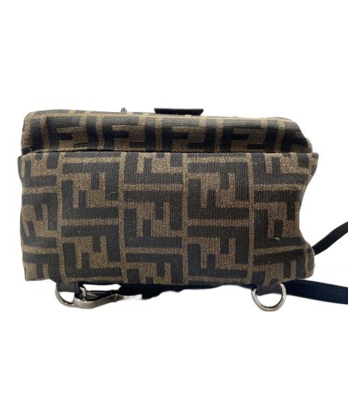 FENDI（フェンディ）FENDI (フェンディ) FENDINESS SMALL BACKPACK ブラウンの古着・服飾アイテム