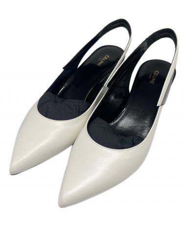 CELINE セリーヌ パンプス レディース 【古着】【中古】 中古・古着通販】CELINE (セリーヌ) バックストラップ ポインテッド