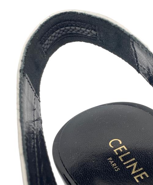 CELINE（セリーヌ）CELINE (セリーヌ) バックストラップ ポインテッドトゥ パンプス ホワイト サイズ:36の古着・服飾アイテム