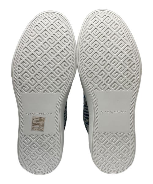 GIVENCHY（ジバンシィ）GIVENCHY (ジバンシィ)  City High Top In 4G Denim Blue White ホワイト×インディゴ サイズ:37の古着・服飾アイテム