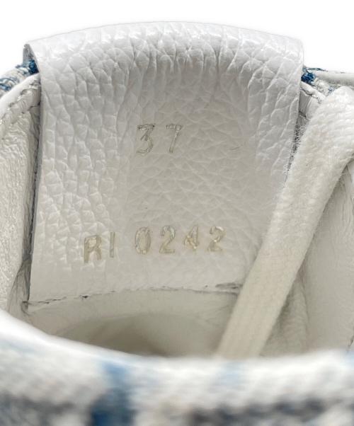 GIVENCHY（ジバンシィ）GIVENCHY (ジバンシィ)  City High Top In 4G Denim Blue White ホワイト×インディゴ サイズ:37の古着・服飾アイテム