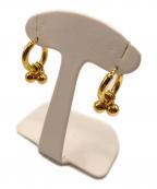 JIL SANDERジルサンダー）の古着「ボールフープピアス」｜ゴールド