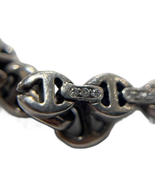 HOORSENBUHS（ホーセンブース）HOORSENBUHS (ホーセンブース) ダイヤ付アンカーチェーンブレスレット シルバーの古着・服飾アイテム