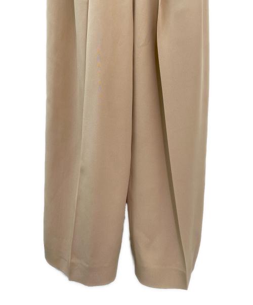 CELINE（セリーヌ）CELINE (セリーヌ) ワイドスラックス ベージュ サイズ:34の古着・服飾アイテム