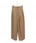 CELINE（セリーヌ）の古着「ワイドスラックス」｜ベージュ