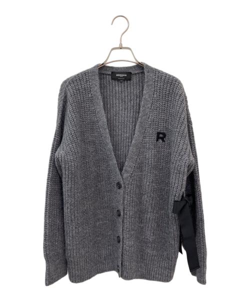 ROCHAS（ロシャス）ROCHAS (ロシャス) アルパカカーディガン グレー サイズ:40の古着・服飾アイテム