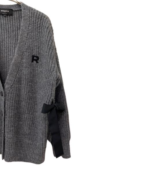 ROCHAS（ロシャス）ROCHAS (ロシャス) アルパカカーディガン グレー サイズ:40の古着・服飾アイテム
