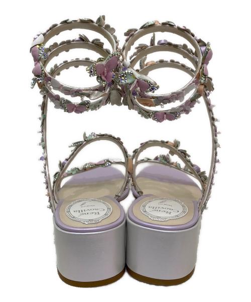 RENE CAOVILLA（レネカオヴィラ）RENE CAOVILLA (レネカオヴィラ) アンクルストラップパンプス ラベンダー サイズ:37の古着・服飾アイテム