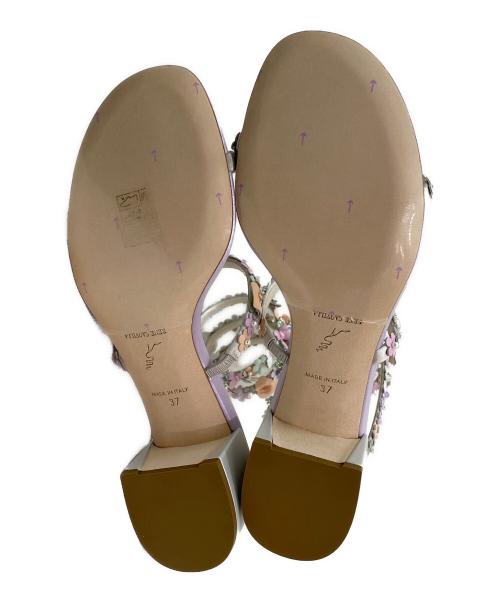 RENE CAOVILLA（レネカオヴィラ）RENE CAOVILLA (レネカオヴィラ) アンクルストラップパンプス ラベンダー サイズ:37の古着・服飾アイテム