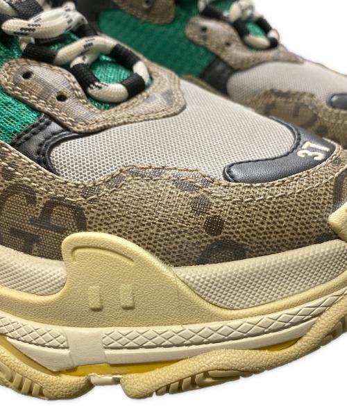 BALENCIAGA（バレンシアガ）BALENCIAGA (バレンシアガ) GUCCI (グッチ) Triple S ベージュ×イエロー サイズ:37の古着・服飾アイテム