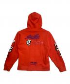 CHROME HEARTSクロムハーツ）の古着「 Sadistic Lipstick Hoodie Red」｜レッド