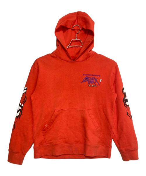 CHROME HEARTS（クロムハーツ）CHROME HEARTS (クロムハーツ)  Sadistic Lipstick Hoodie Red レッド サイズ:Mの古着・服飾アイテム