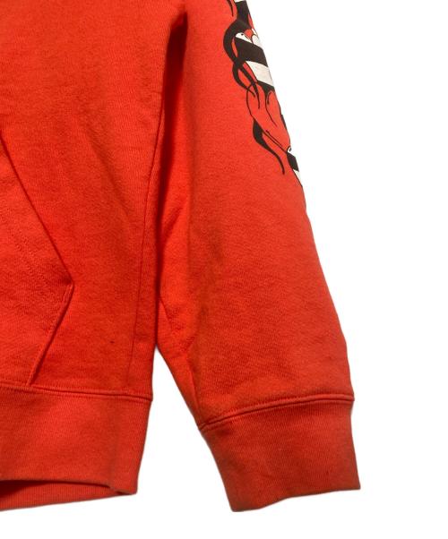 CHROME HEARTS（クロムハーツ）CHROME HEARTS (クロムハーツ)  Sadistic Lipstick Hoodie Red レッド サイズ:Mの古着・服飾アイテム