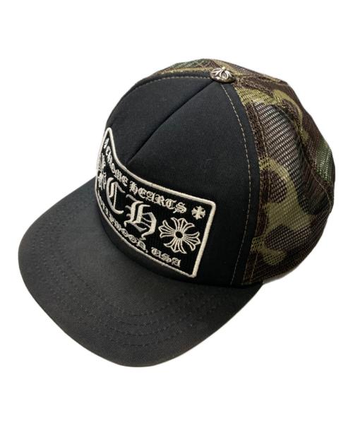 CHROME HEARTS（クロムハーツ）CHROME HEARTS (クロムハーツ) CH Hollywood Trucker Hat Black/Camo ブラックの古着・服飾アイテム