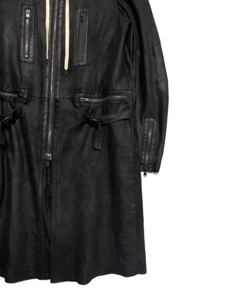 NUMBER (N)INE（ナンバーナイン）NUMBER (N)INE (ナンバーナイン) シープスエードコート ブラック サイズ:2の古着・服飾アイテム