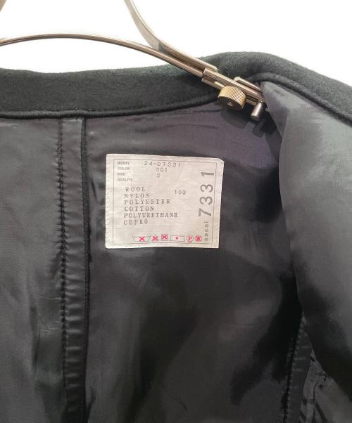 sacai（サカイ）sacai (サカイ) Wool Melton X Nylon Twill Jacket/ウールメルトン×ナイロンツイルジャケット MA-1ジャケット ブラック サイズ:2の古着・服飾アイテム