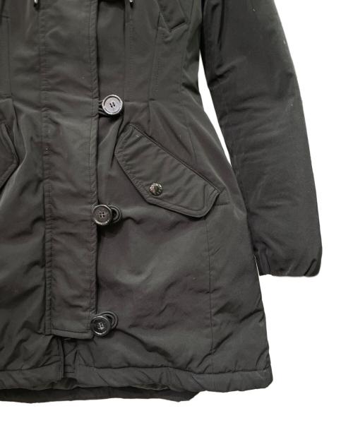 MONCLER（モンクレール）MONCLER (モンクレール) ファー付ダウンコート ブラック サイズ:00の古着・服飾アイテム