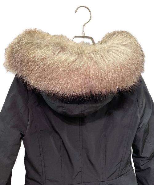 MONCLER（モンクレール）MONCLER (モンクレール) ファー付ダウンコート ブラック サイズ:00の古着・服飾アイテム
