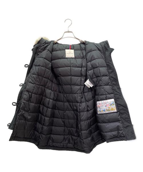 MONCLER（モンクレール）MONCLER (モンクレール) ファー付ダウンコート ブラック サイズ:00の古着・服飾アイテム