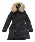 MONCLER（モンクレール）の古着「ファー付ダウンコート」｜ブラック
