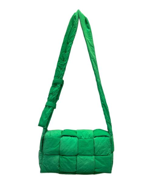 BOTTEGA VENETA（ボッテガベネタ）BOTTEGA VENETA (ボッテガベネタ) PADDED CASSETTE/ パデットテックカセット グリーン サイズ:ミディアム/mediumの古着・服飾アイテム
