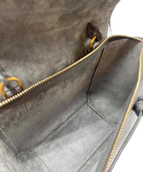 CELINE（セリーヌ）CELINE (セリーヌ) Belt Bag Nano/ベルトバッグ ナノ ショルダーバッグ グレー サイズ:ナノの古着・服飾アイテム