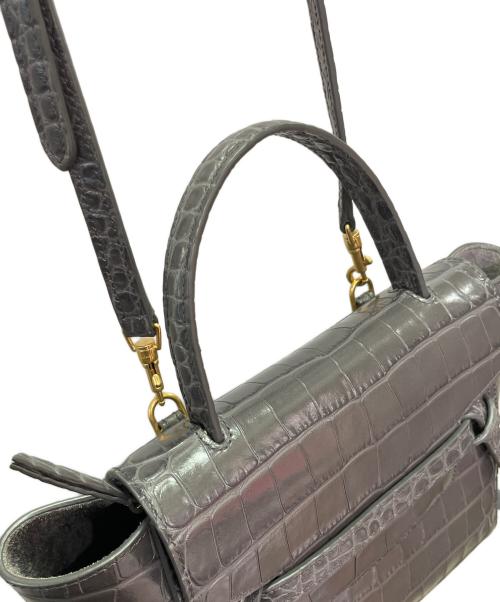 CELINE（セリーヌ）CELINE (セリーヌ) Belt Bag Nano/ベルトバッグ ナノ ショルダーバッグ グレー サイズ:ナノの古着・服飾アイテム