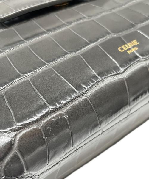 CELINE（セリーヌ）CELINE (セリーヌ) Belt Bag Nano/ベルトバッグ ナノ ショルダーバッグ グレー サイズ:ナノの古着・服飾アイテム