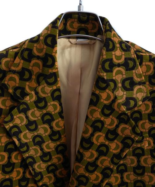 GUCCI（グッチ）GUCCI (グッチ) 総柄セットアップ オレンジ サイズ:50の古着・服飾アイテム