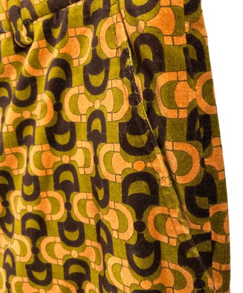 GUCCI（グッチ）GUCCI (グッチ) 総柄セットアップ オレンジ サイズ:50の古着・服飾アイテム