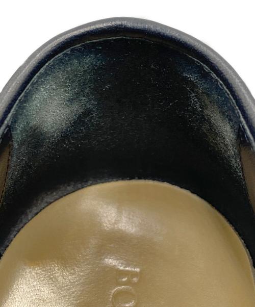 BOTTEGA VENETA（ボッテガベネタ）BOTTEGA VENETA (ボッテガベネタ) レザーシューズ ブラック×パープル サイズ:41の古着・服飾アイテム