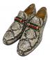 GUCCI（グッチ）の古着「ホースビット シェリーライン レザーローファー」｜ベージュ