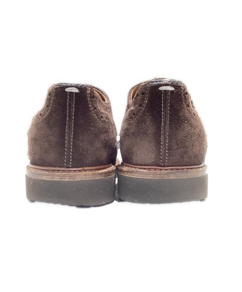 BRUNELLO CUCINELLI（ブルネロクチネリ）BRUNELLO CUCINELLI (ブルネロクチネリ) メダリオンスウェードシューズ ブラウン サイズ:39の古着・服飾アイテム