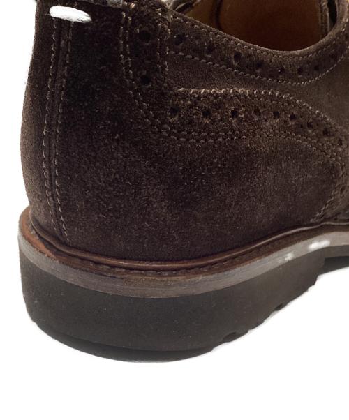 BRUNELLO CUCINELLI（ブルネロクチネリ）BRUNELLO CUCINELLI (ブルネロクチネリ) メダリオンスウェードシューズ ブラウン サイズ:39の古着・服飾アイテム