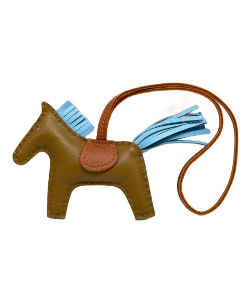 HERMES（エルメス）HERMES (エルメス) ロデオチャーム PM セサミ×ブルー サイズ:ＰＭの古着・服飾アイテム