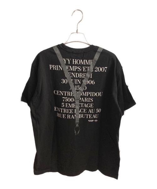 YOHJI YAMAMOTO WILDSIDE（ワイルドサイドヨウジヤマモト）Yohji Yamamoto WILDSIDE (ワイルドサイドヨウジヤマモト) POUR HOMME INVITATION T-Shirt ブラック サイズ:4の古着・服飾アイテム