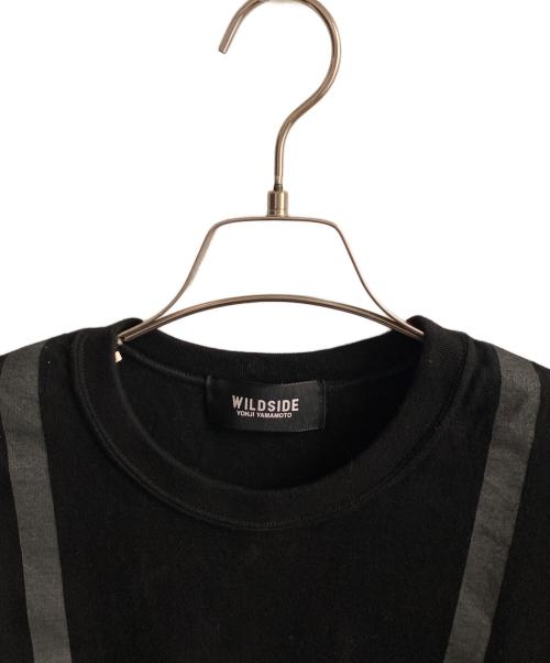 YOHJI YAMAMOTO WILDSIDE（ワイルドサイドヨウジヤマモト）Yohji Yamamoto WILDSIDE (ワイルドサイドヨウジヤマモト) POUR HOMME INVITATION T-Shirt ブラック サイズ:4の古着・服飾アイテム