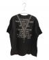 Yohji Yamamoto WILDSIDE (ワイルドサイドヨウジヤマモト) POUR HOMME INVITATION T-Shirt ブラック サイズ:4：10000円