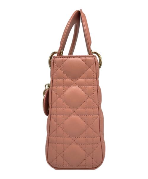 Christian Dior（クリスチャン ディオール）Christian Dior (クリスチャン ディオール) LADY DIOR MY ABCDIOR/レディディオール ミディアム  ピンク サイズ:ミディアムの古着・服飾アイテム