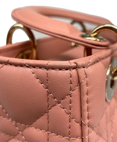 Christian Dior（クリスチャン ディオール）Christian Dior (クリスチャン ディオール) LADY DIOR MY ABCDIOR/レディディオール ミディアム  ピンク サイズ:ミディアムの古着・服飾アイテム