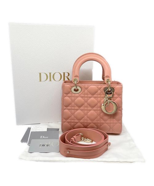 Christian Dior（クリスチャン ディオール）Christian Dior (クリスチャン ディオール) LADY DIOR MY ABCDIOR/レディディオール ミディアム  ピンク サイズ:ミディアムの古着・服飾アイテム