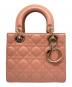 Christian Dior (クリスチャン ディオール) LADY DIOR MY ABCDIOR/レディディオール ミディアム  ピンク サイズ:ミディアム：430000円